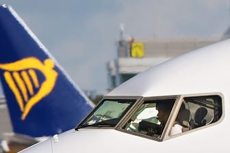Ryanair-Maschinen am Flughafen von Dublin: Am Freitag zwischen 5 und 9 Uhr wollen die deutschen Piloten des Billigfliegers streiken.