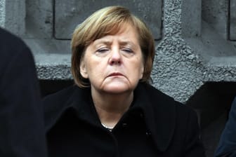 Angela Merkel beim Gedenken an den Anschlag in Berlin: Die Kanzlerin und CDU-Vorsitzende hatte kein gutes Jahr 2017.