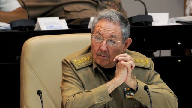 Nur noch bis April Präsident: Raúl Castro in einer Sitzung des Parlaments in Havanna.