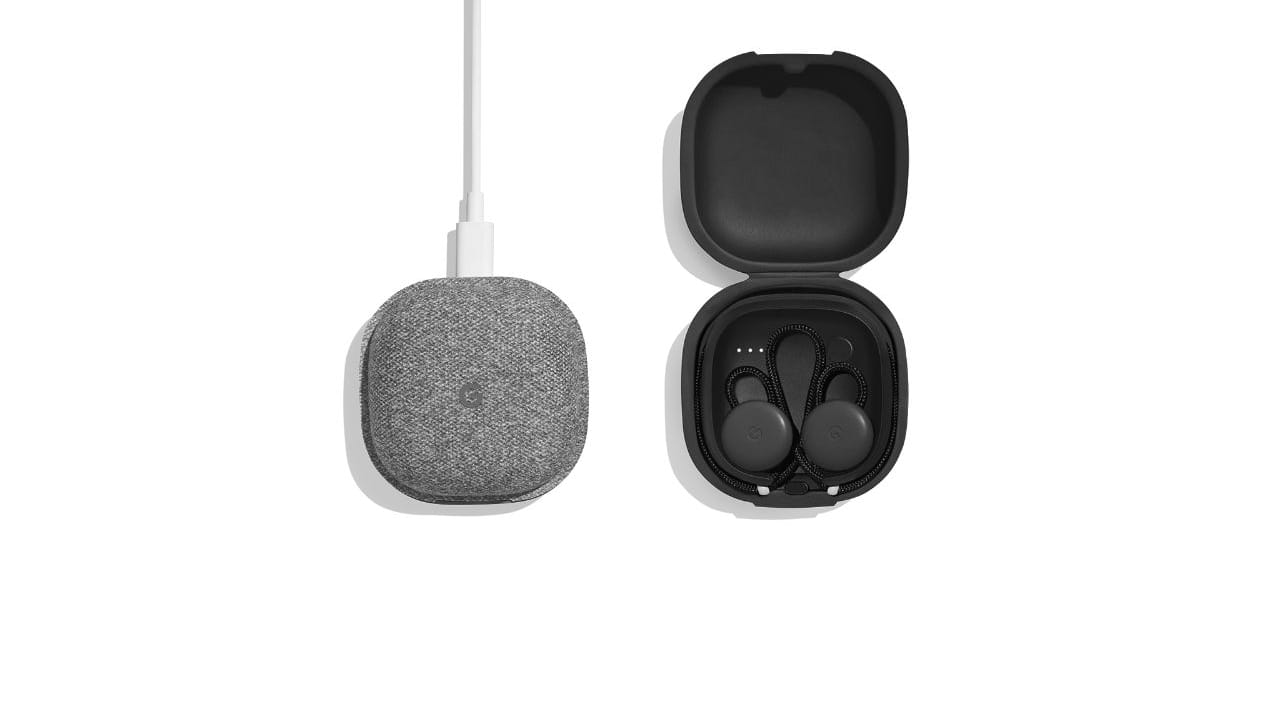 Die Lade-Schatulle für die Google Pixel Buds