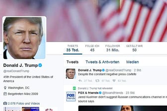 Twitteraccount von US-Präsident Donald Trump