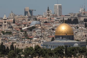 Altstadt von Jerusalem mit Felsendom: Ziel der Pilgerreise von David Britsch.
