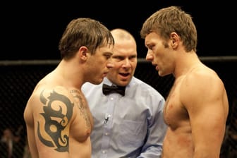 Die Brüder Tommy (Tom Hardy) und Brendan Conlon (Joel Edgerton) kämpfen bis aufs Blut. Sportdrama "Warrior"- ganz großes Kino.