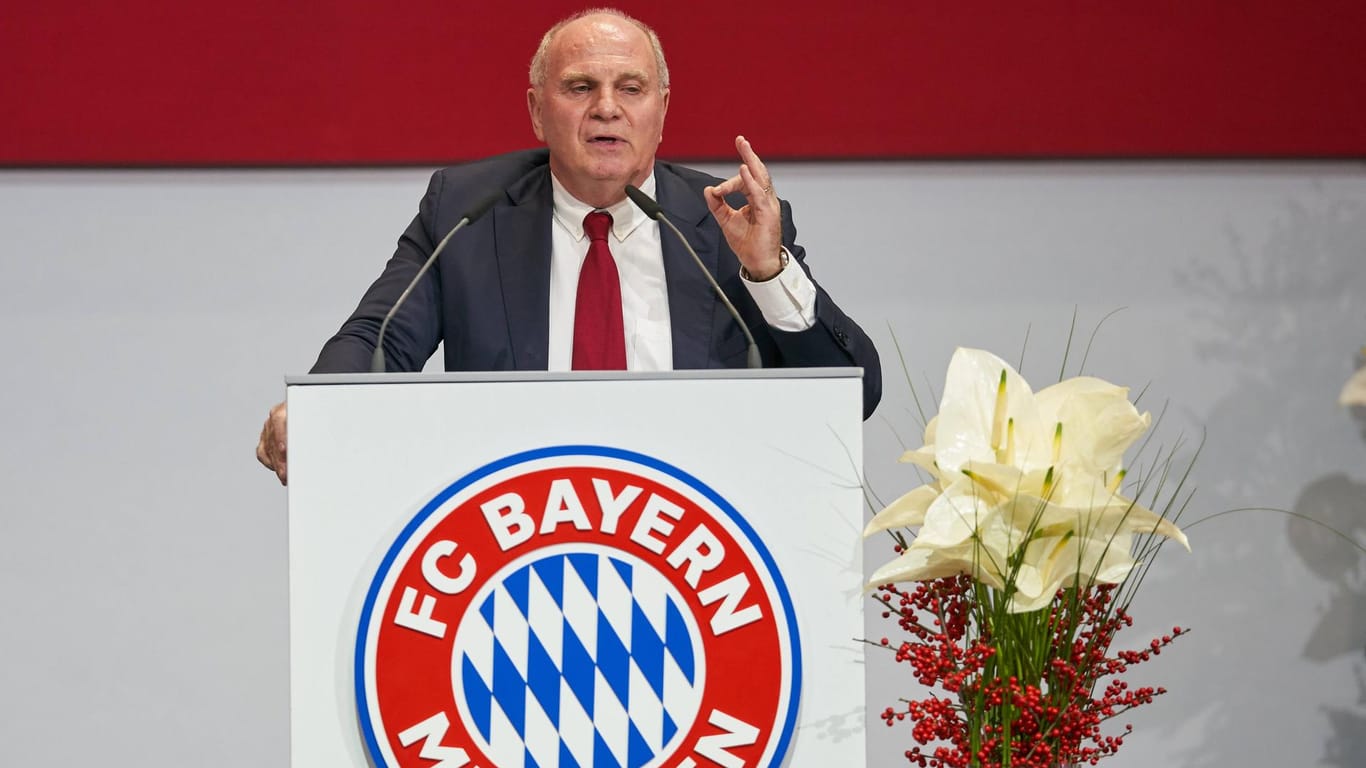Uli Hoeneß: Der Bayern-Boss empfindet "Genugtuung" beim Blick auf die aktuelle Saison.