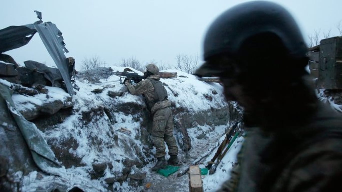 Ukrainische Soldaten im Dezember vergangenen Jahres.