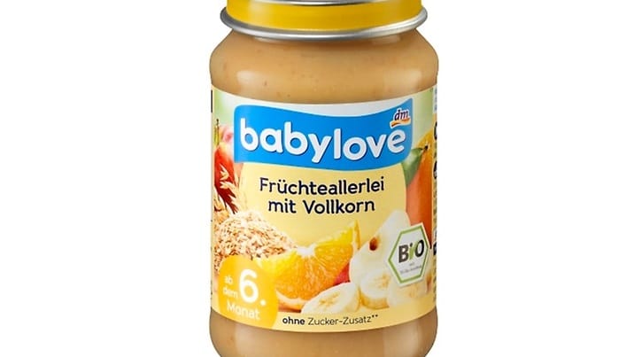 "babylove Früchteallerlei mit Vollkorn 190g ab dem 6. Monat"