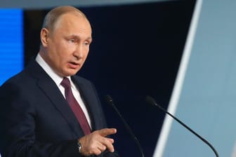 Russlands Präsident Wladimir Putin ist auch nach 18 Jahren nicht politikmüde.