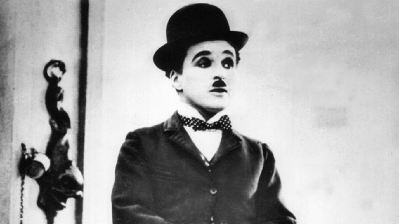 Charlie Chaplin als "Tramp".
