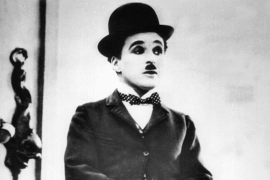 Charlie Chaplin als "Tramp".