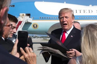 Trump in Florida: Der US-Präsident will den amerikanischen Beitrag zum UN-Haushalt deutlich kappen.