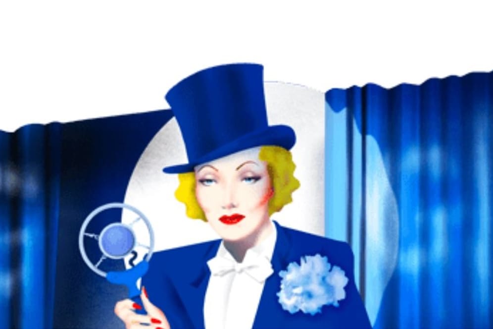 Zu Ehren von Marlene Dietrich gibt es heute ein Google Doodle.
