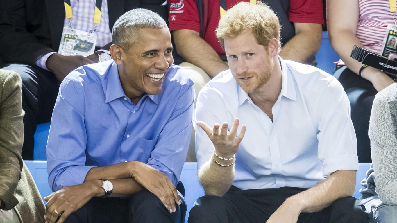 Barack Obama und Prinz Harry sind gut befreundet.