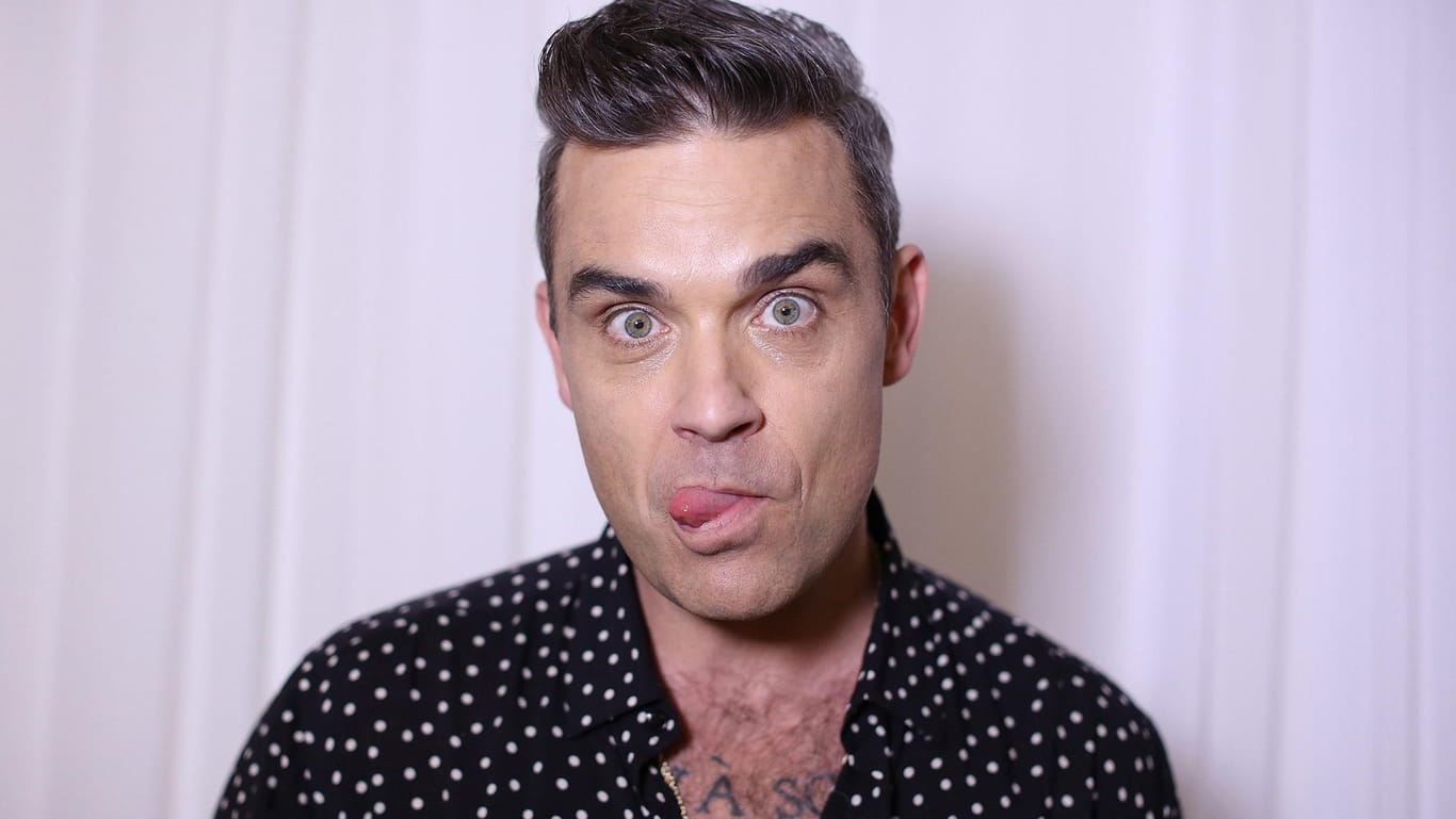 Sänger Robbie Williams: Nackt fühlt er sich offenbar am wohlsten.