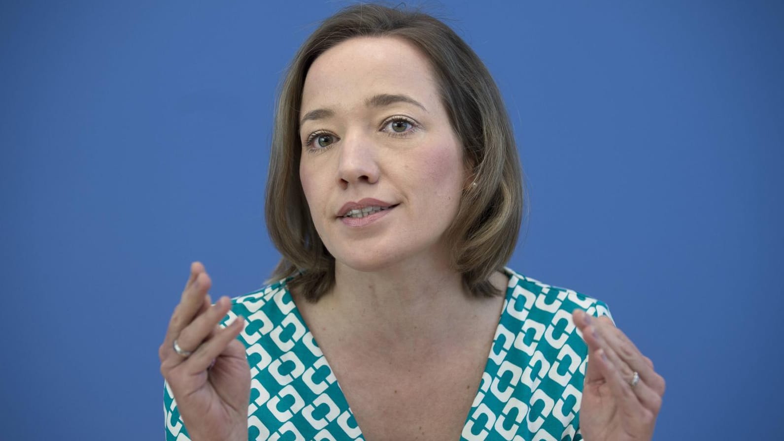 Kristina Schröder (CDU) spricht während der Bundespressekonferenz in Berlin.