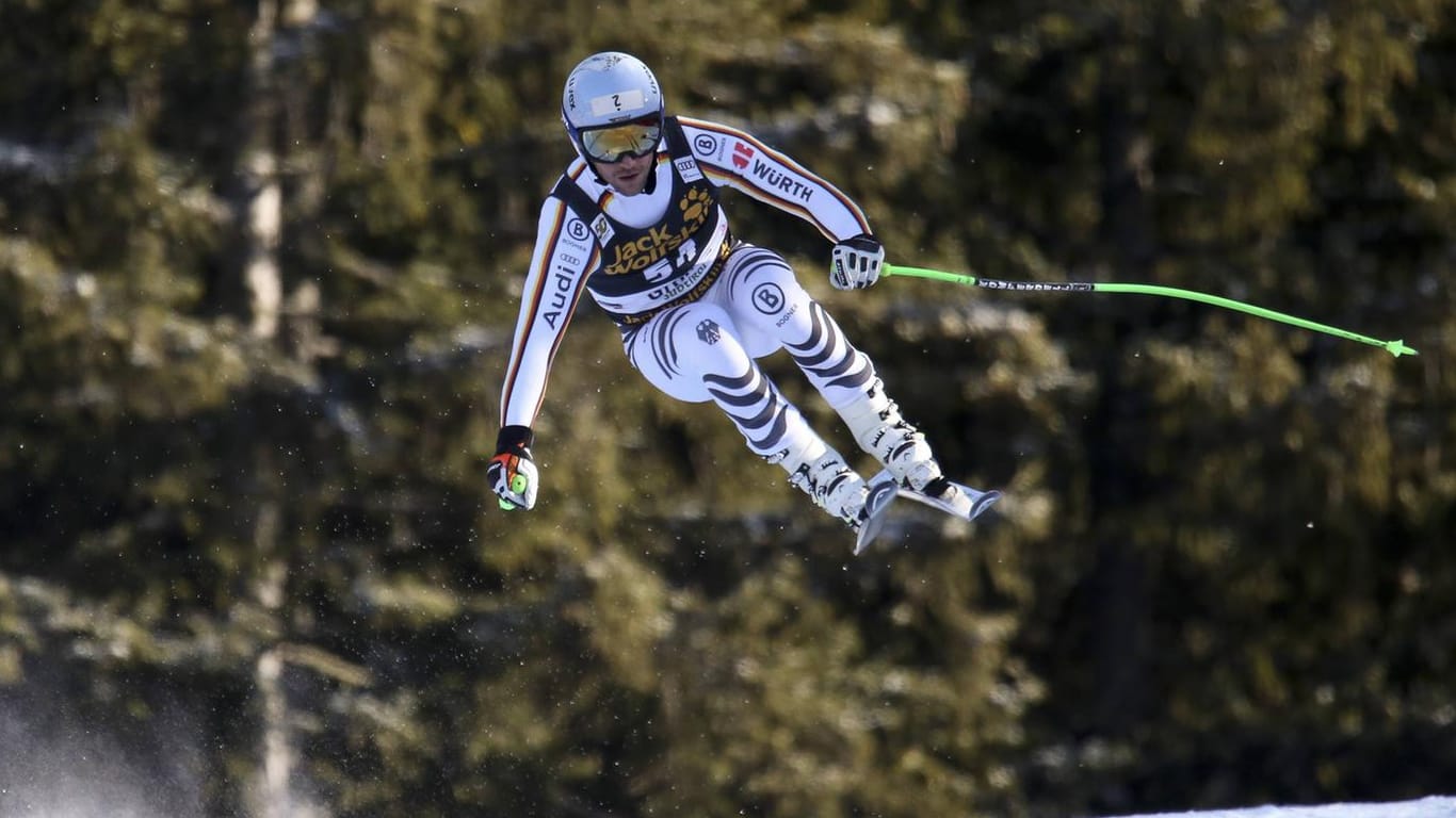 Dominik Schwaiger: Der deutsche Skirennfahrer ist in Bormio gestürzt.