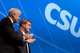 CSU-Chef Horst Seehofer und Bayerns designierter Ministerpräsident Markus Söder.
