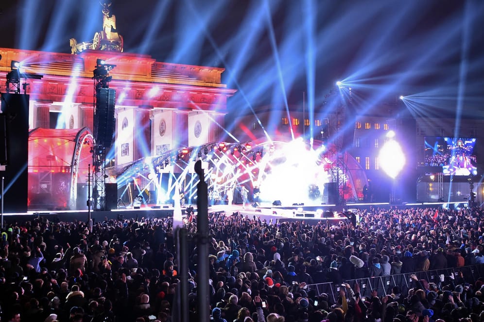 Partytime: Am Brandenburger Tor steigt die größte Silvesterparty Deutschlands.