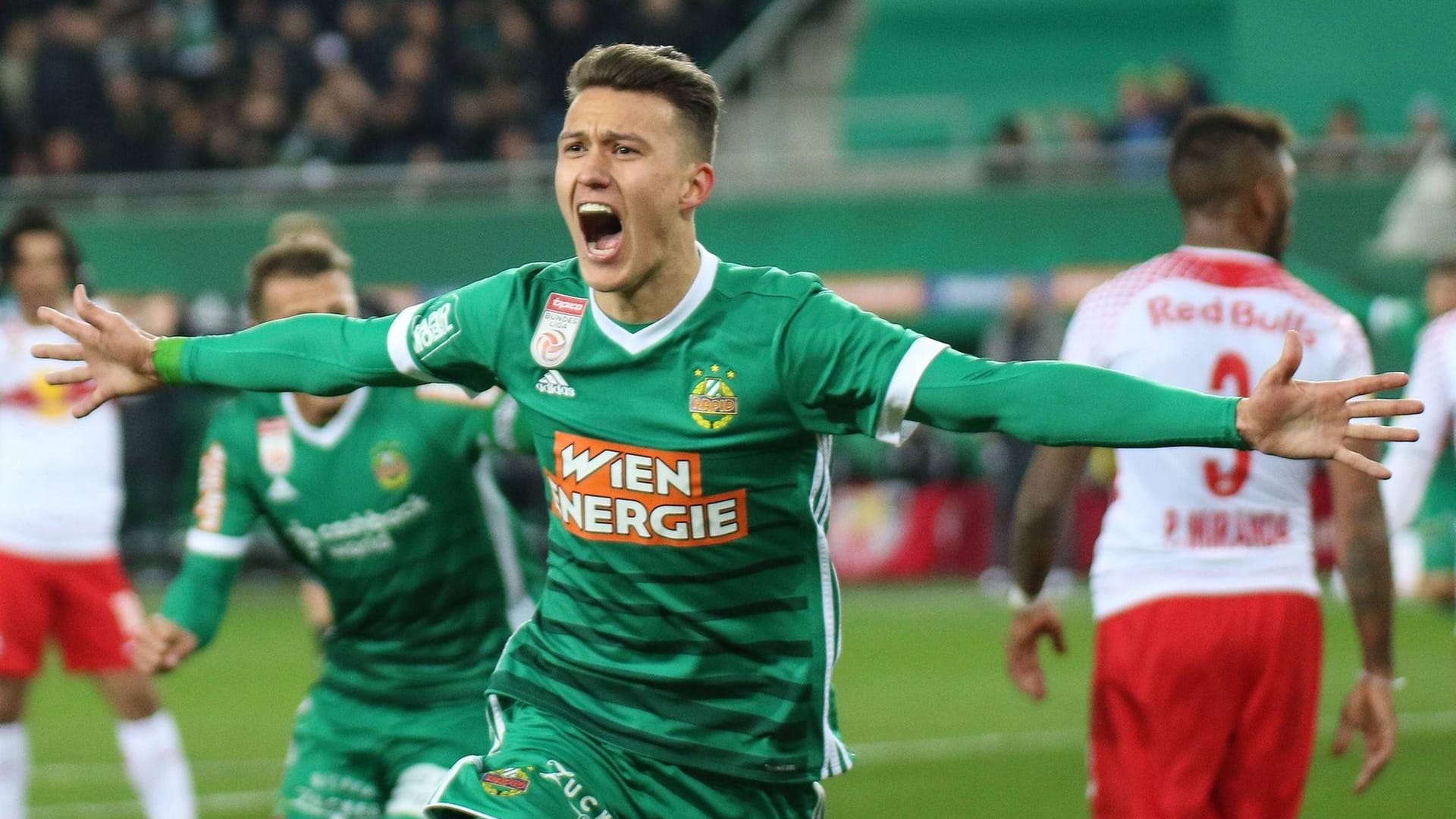 Dejan Ljubicic: Der Spieler von Rapid Wien warf mit Flaschen auf eine Moschee.