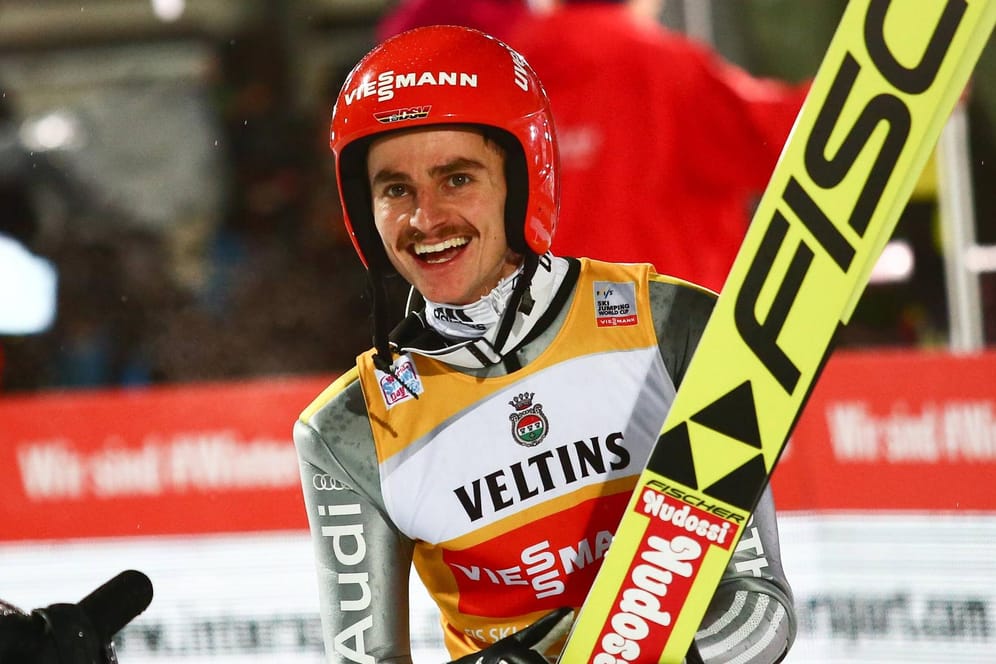 Richard Freitag: Der Deutsche führt den Skisprung-Weltcup aktuell an.
