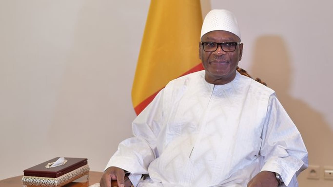 Ibrahim Boubacar Keita, der Präsident von Mali.