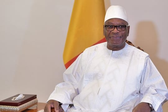 Ibrahim Boubacar Keita, der Präsident von Mali.
