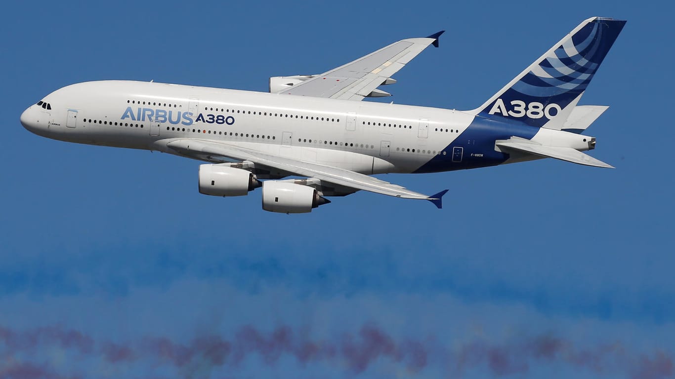 Ein Airbus A380 in der Luft: 2017 war das sicherste Jahr in der zivilen Luftfahrtgeschichte.