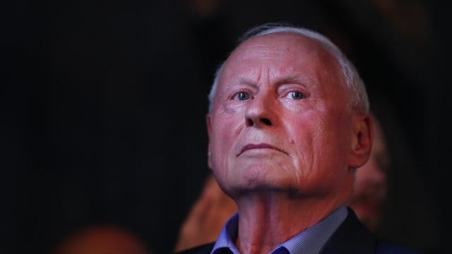 Oskar Lafontaine am Abend der Bundestagswahl im September in Berlin.