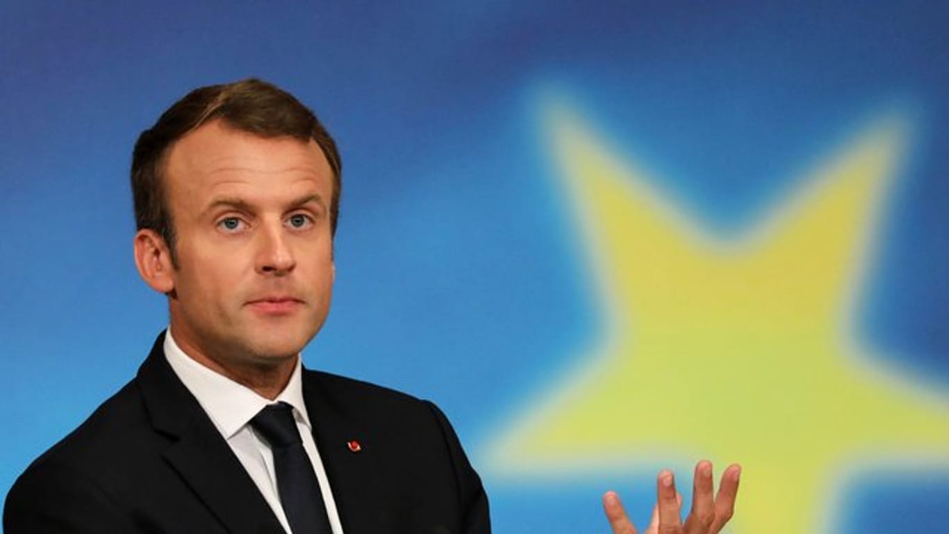 Emmanuel Macron: "Wir müssen den europäischen Ehrgeiz wiederfinde".