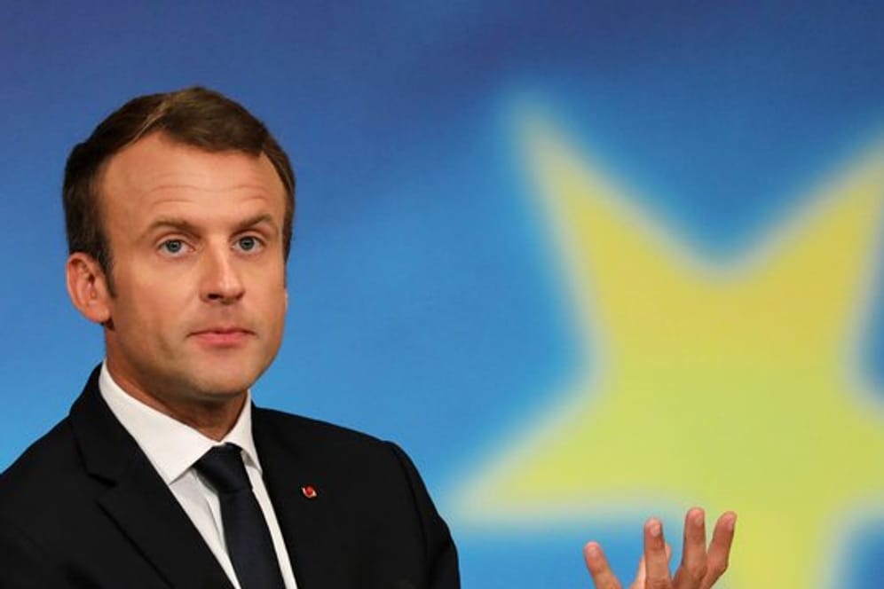 Emmanuel Macron: "Wir müssen den europäischen Ehrgeiz wiederfinde".