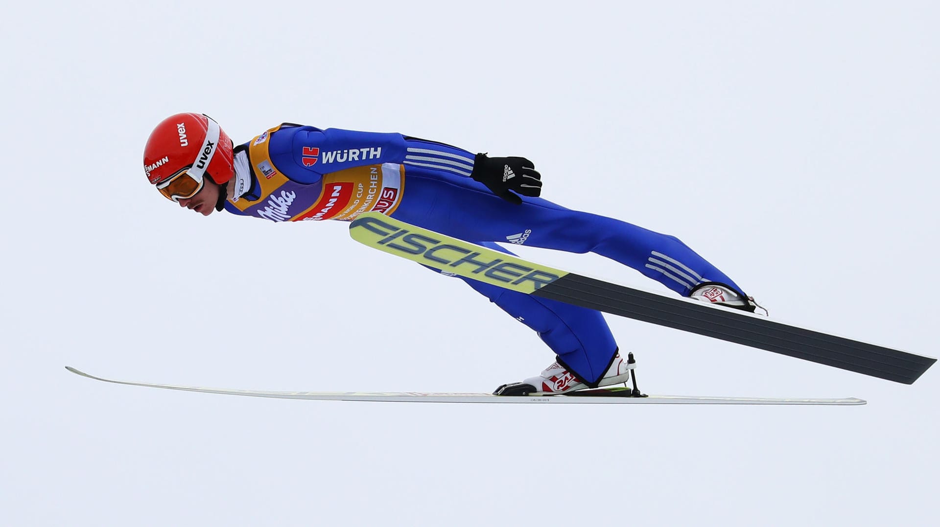 Richard Freitag beim Neujahrsspringen in Garmisch-Partenkirchen.