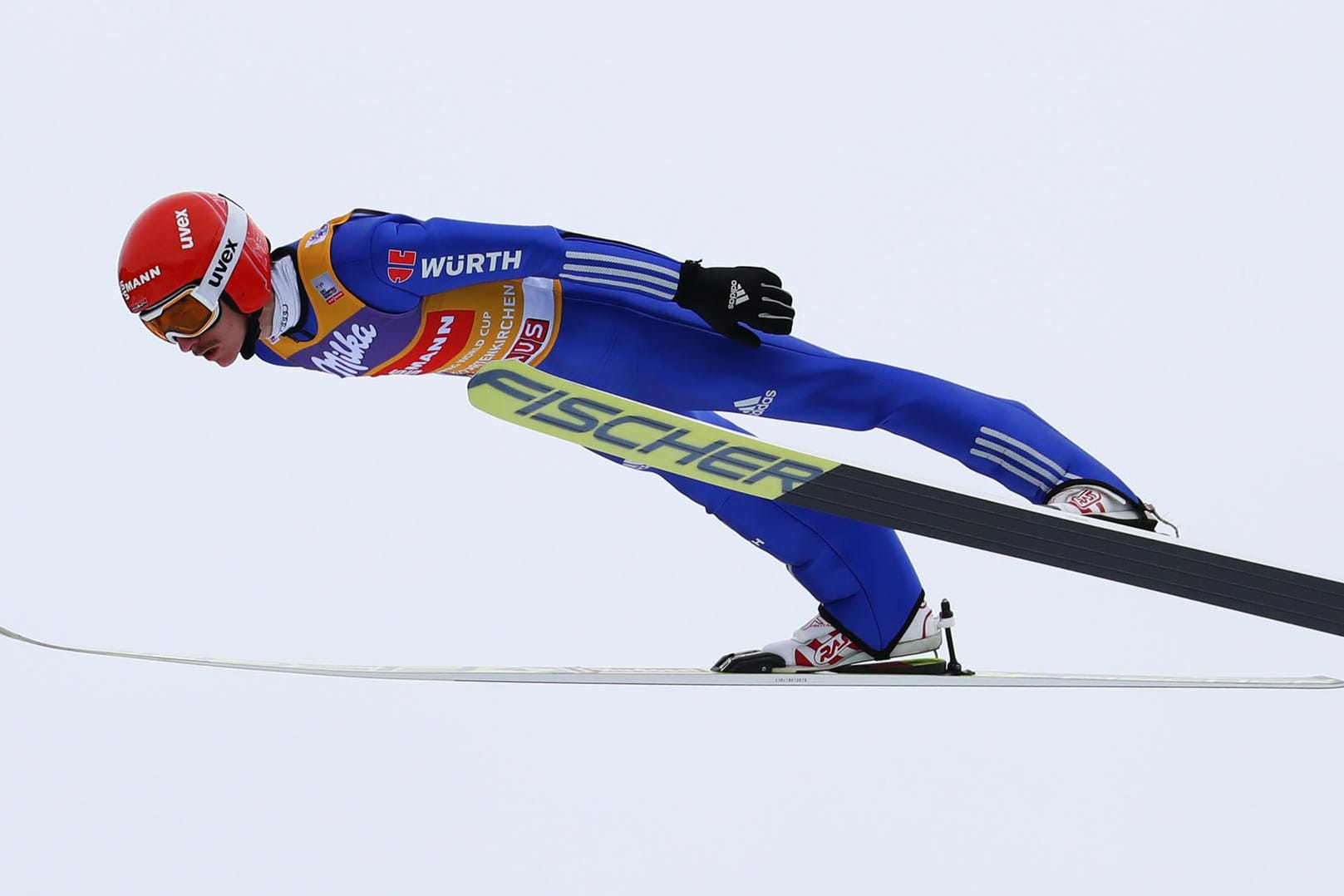 Richard Freitag beim Neujahrsspringen in Garmisch-Partenkirchen.