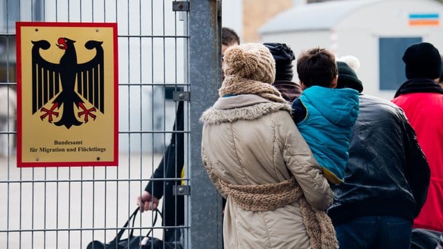 Flüchtlinge in der Landesaufnahmebehörde Niedersachsen in Braunschweig.