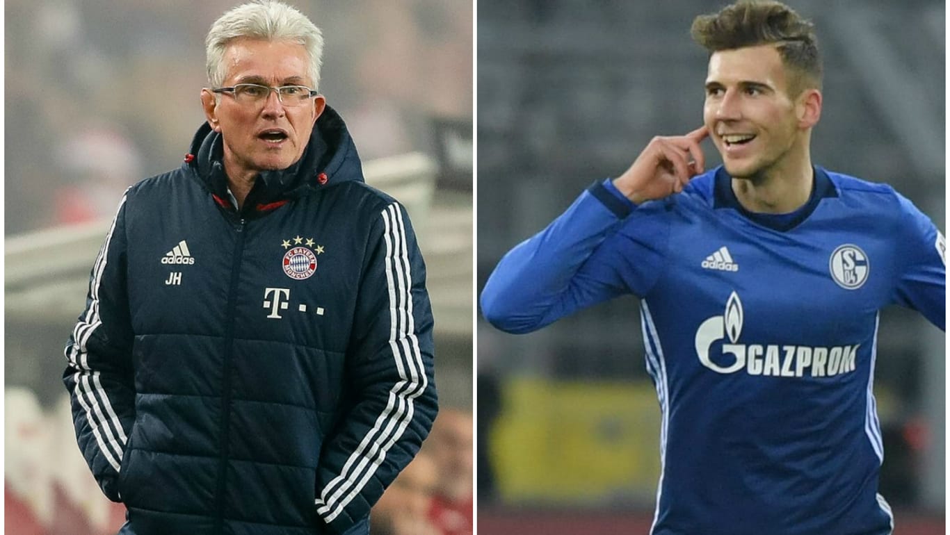 Jupp Heynckes (li.) und Leon Goretzka: Der Bayern-Trainer schwärmt vom Schalker Star.