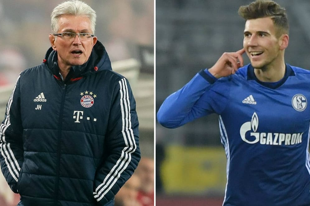 Jupp Heynckes (li.) und Leon Goretzka: Der Bayern-Trainer schwärmt vom Schalker Star.