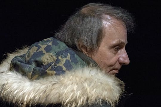 Der französische Autor Michel Houellebecq 2017 zu Gast in Frankfurt.