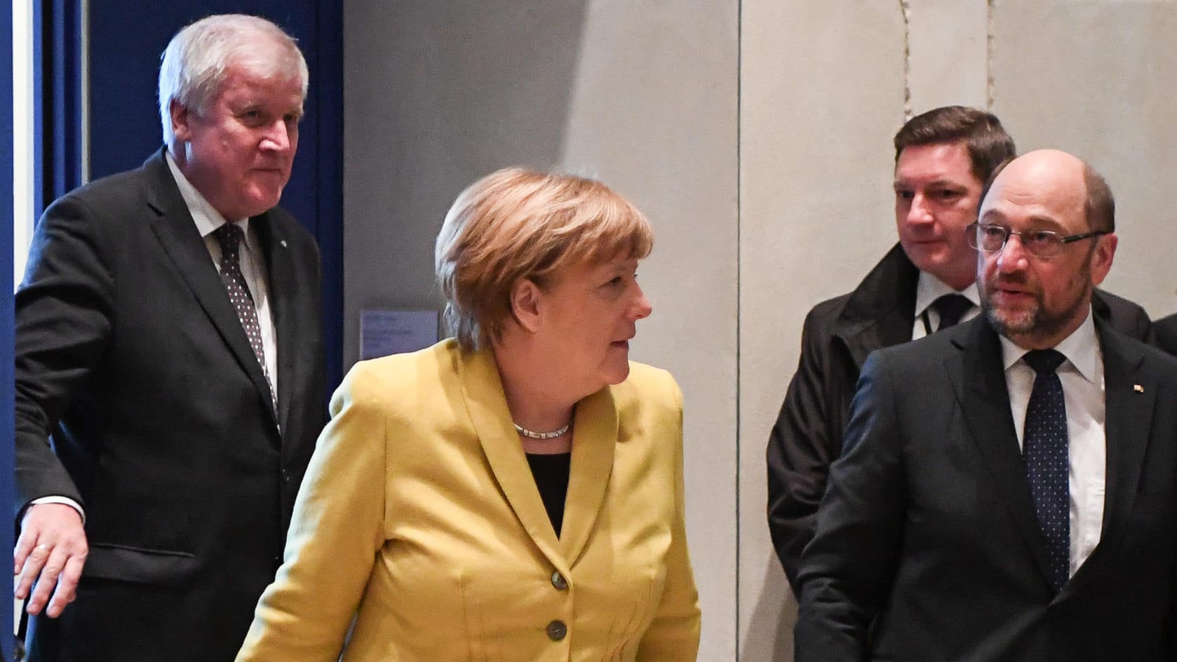 Horst Seehofer, Angela Merkel und Martin Schulz: Noch nie hat es in der Geschichte der Bundesrepublik so lange bis zu einer Regierungsbildung gedauert.