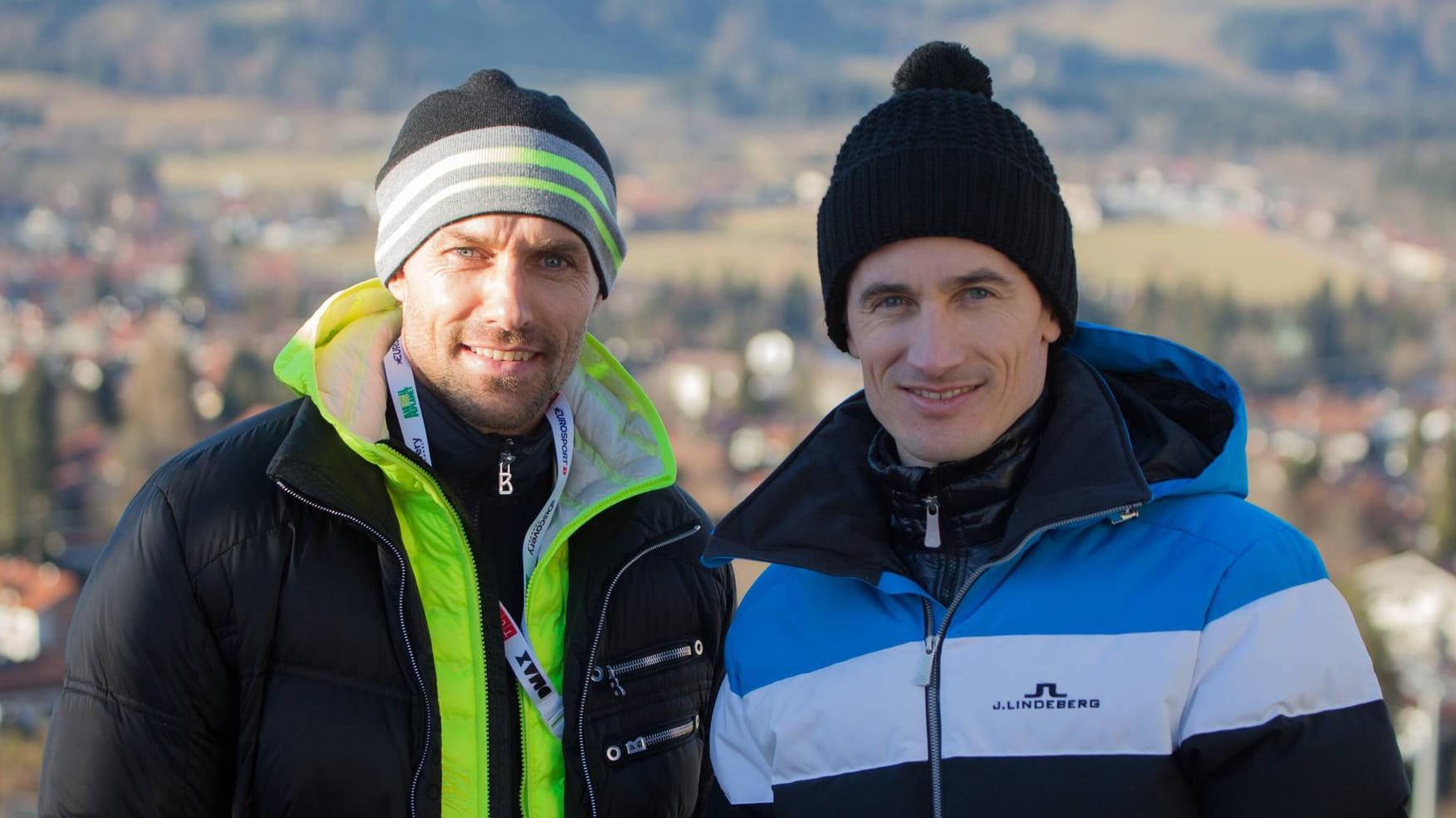 Arbeiteten bei der Vierschanzentournee 2016/17 als TV-Experten: Sven Hannawald (l.) und Martin Schmitt.