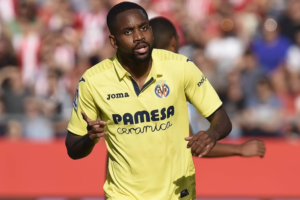 Cédric Bakambu beim Torjubel: Der Kongolese spielte seit 2015 für Villarreal.