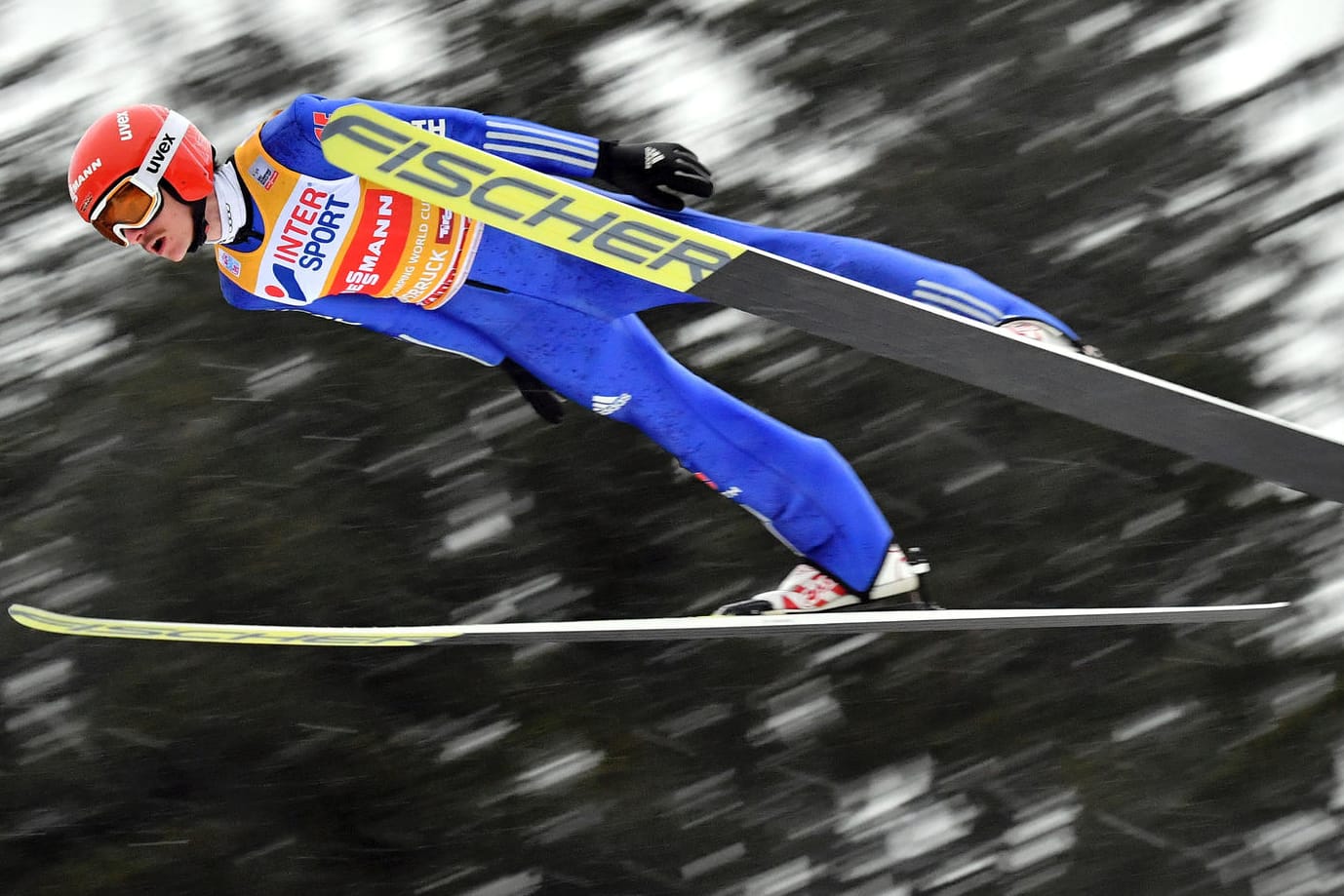 Richard Freitag: Der deutsche Skispringer hat noch gute Chancen auf den Gesamtsieg bei der Vierschanzentournee.