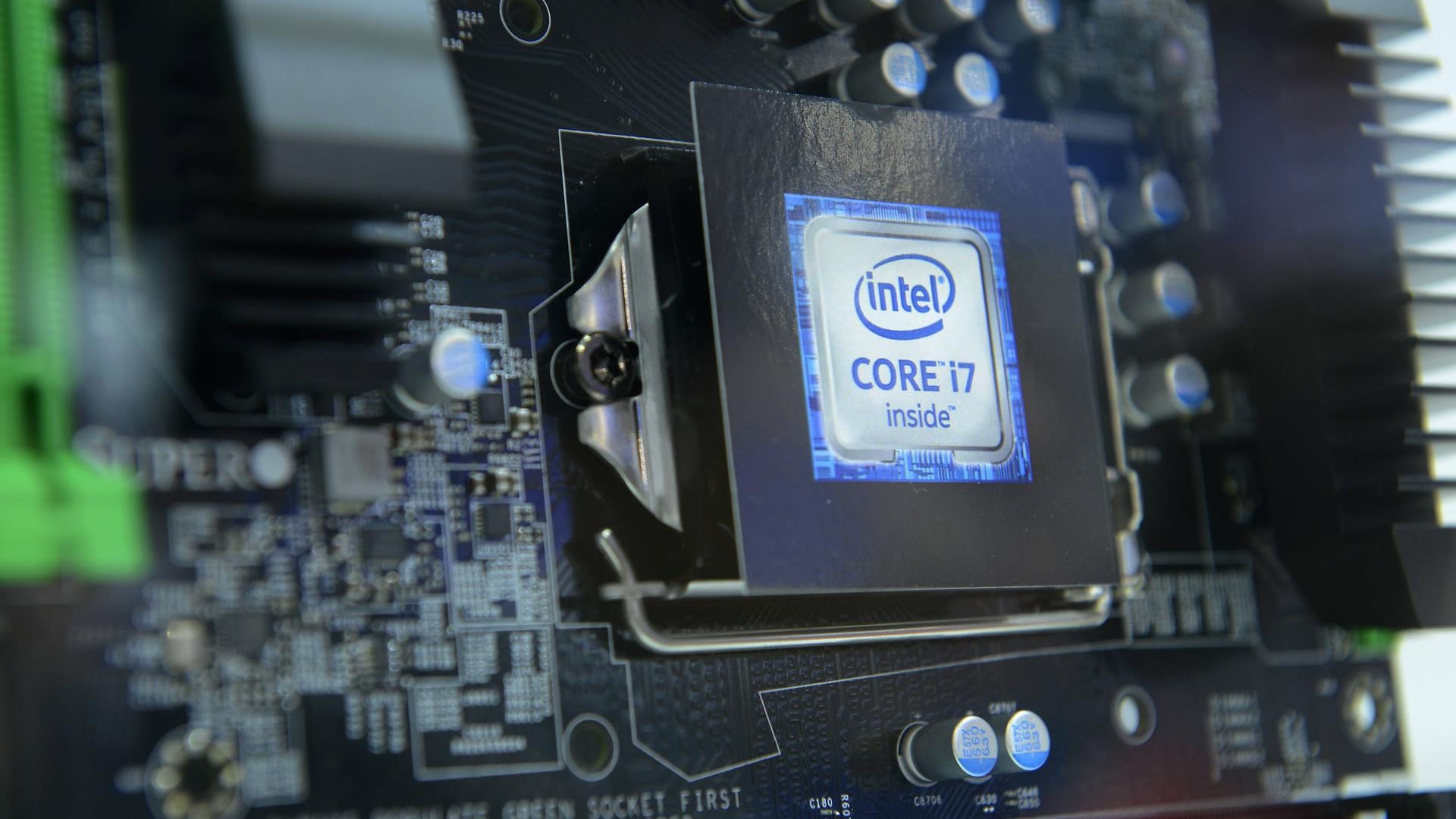 Ein aktueller Intel-Prozessor "core i7"