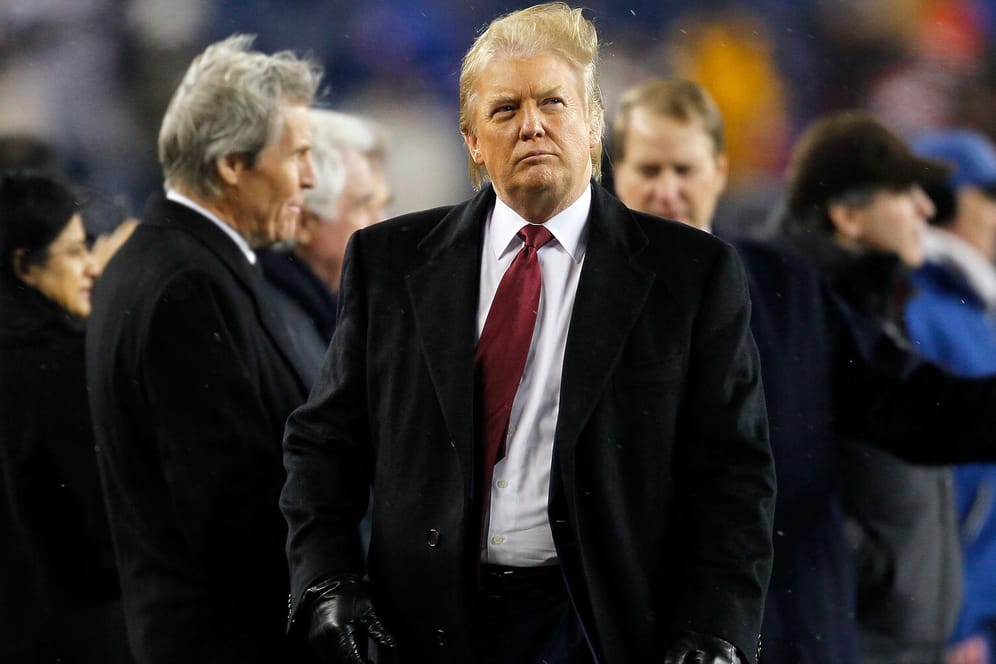 Donald Trump auf dem Football-Feld: Der Abstecher des US-Präsidenten in den Sport hatte wenig Erfolg.