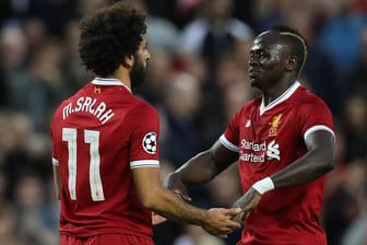 Traumduo: Mohamed Salah (l.) und Sadio Mané wussten im vergangenen Jahr zu glänzen.