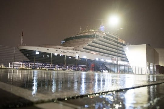 Ankunft Kreuzfahrtschiff "Queen Victoria"