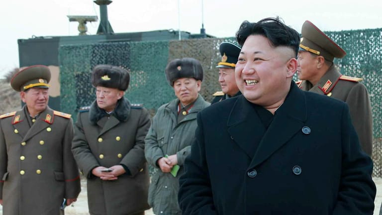 Junger Diktator: Kim Jong Un 2016 bei einer Militärübung in Nordkorea.