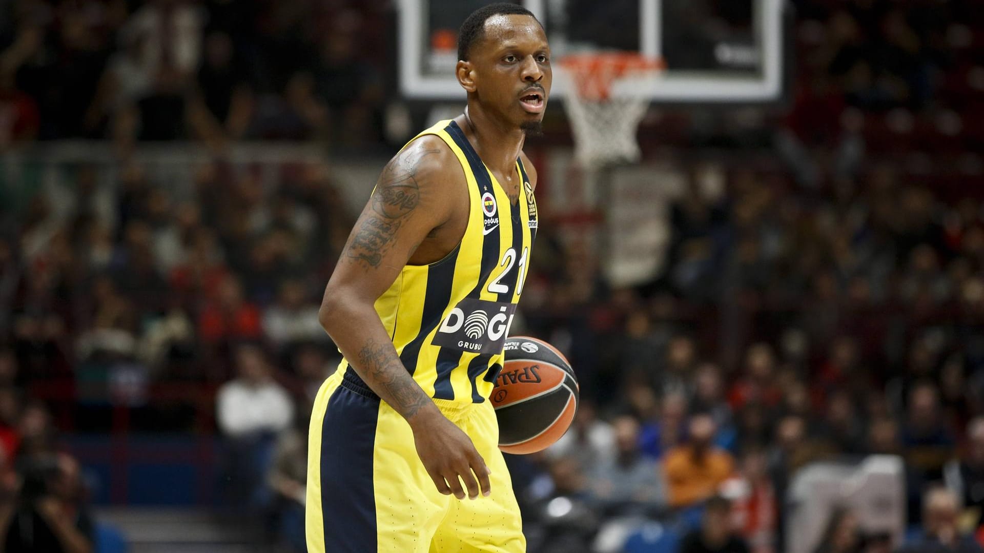 James Nunnally im Trikot von Fenerbahce: Der Small Forward spielt seit 2016 für den türkischen Spitzenklub.