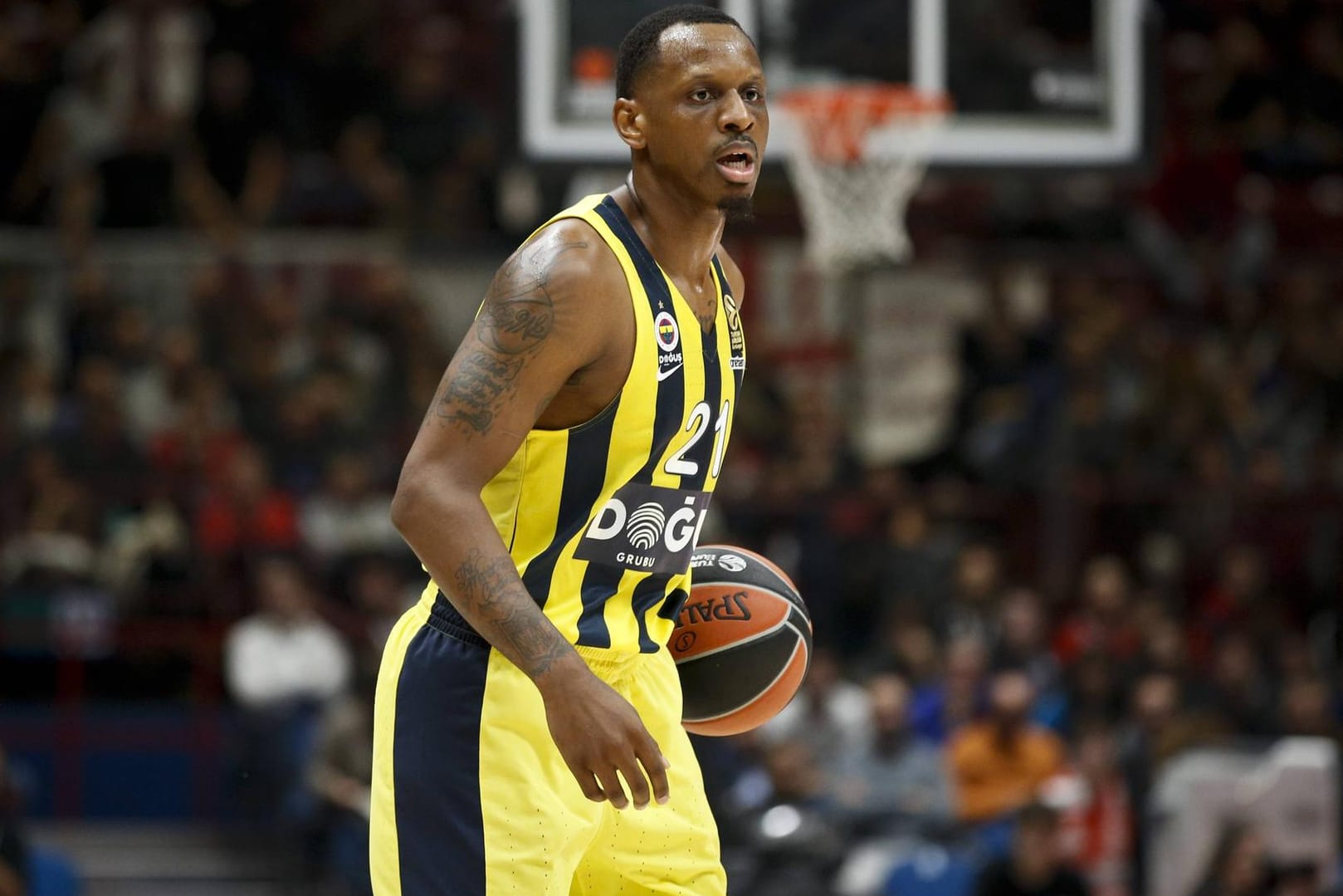 James Nunnally im Trikot von Fenerbahce: Der Small Forward spielt seit 2016 für den türkischen Spitzenklub.