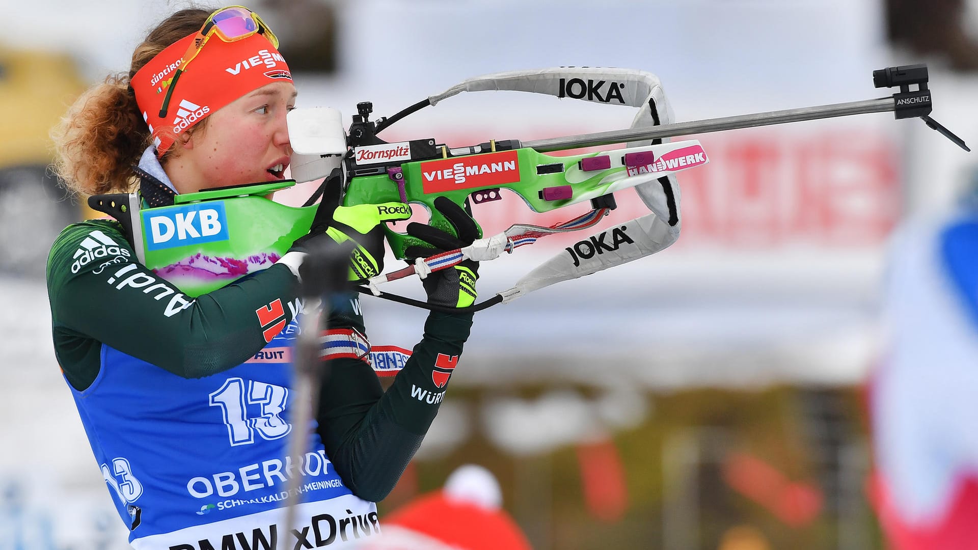 Laura Dahlmeier am Schießstand: Die Verfolgung in Oberhof verlief unglücklich für die Deutsche.