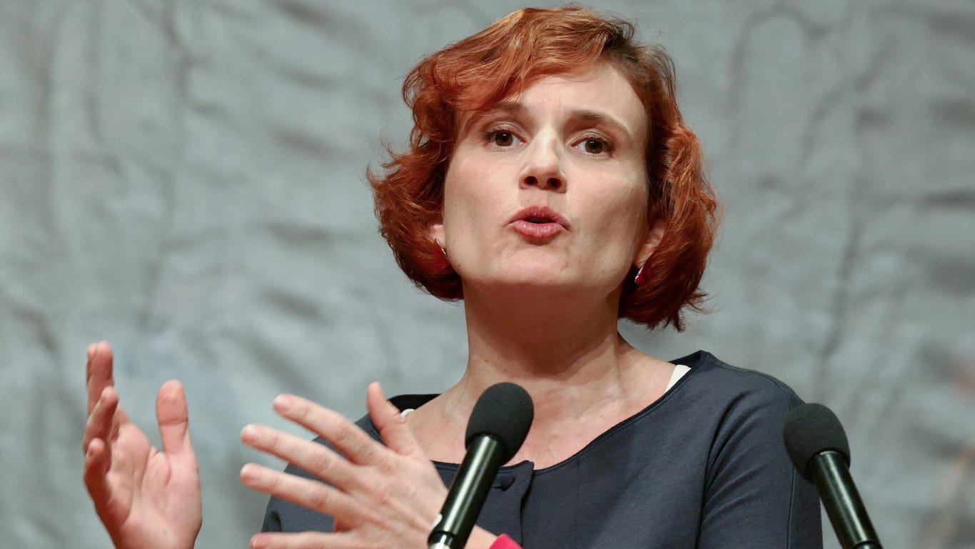 Linken-Chefin Katja Kipping: Sie hält gar nichts von der Neuauflage der Großen Koalition.