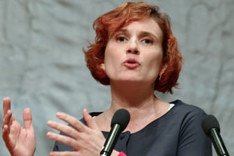 Linken-Chefin Katja Kipping: Sie hält gar nichts von der Neuauflage der Großen Koalition.