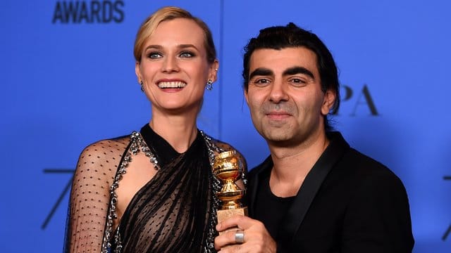 Der Regisseur und seine Hauptdarstellerin: Fatih Akin und Diane Kruger. Der Regisseur und seine Hauptdarstellerin: Fatih Akin und Diane Kruger.